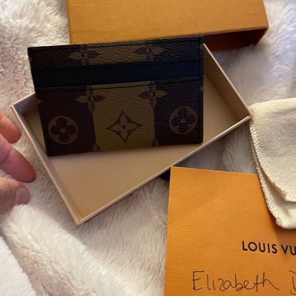 Louis Vuitton double card holder from the nigo collection.. - Picture 3 of 13